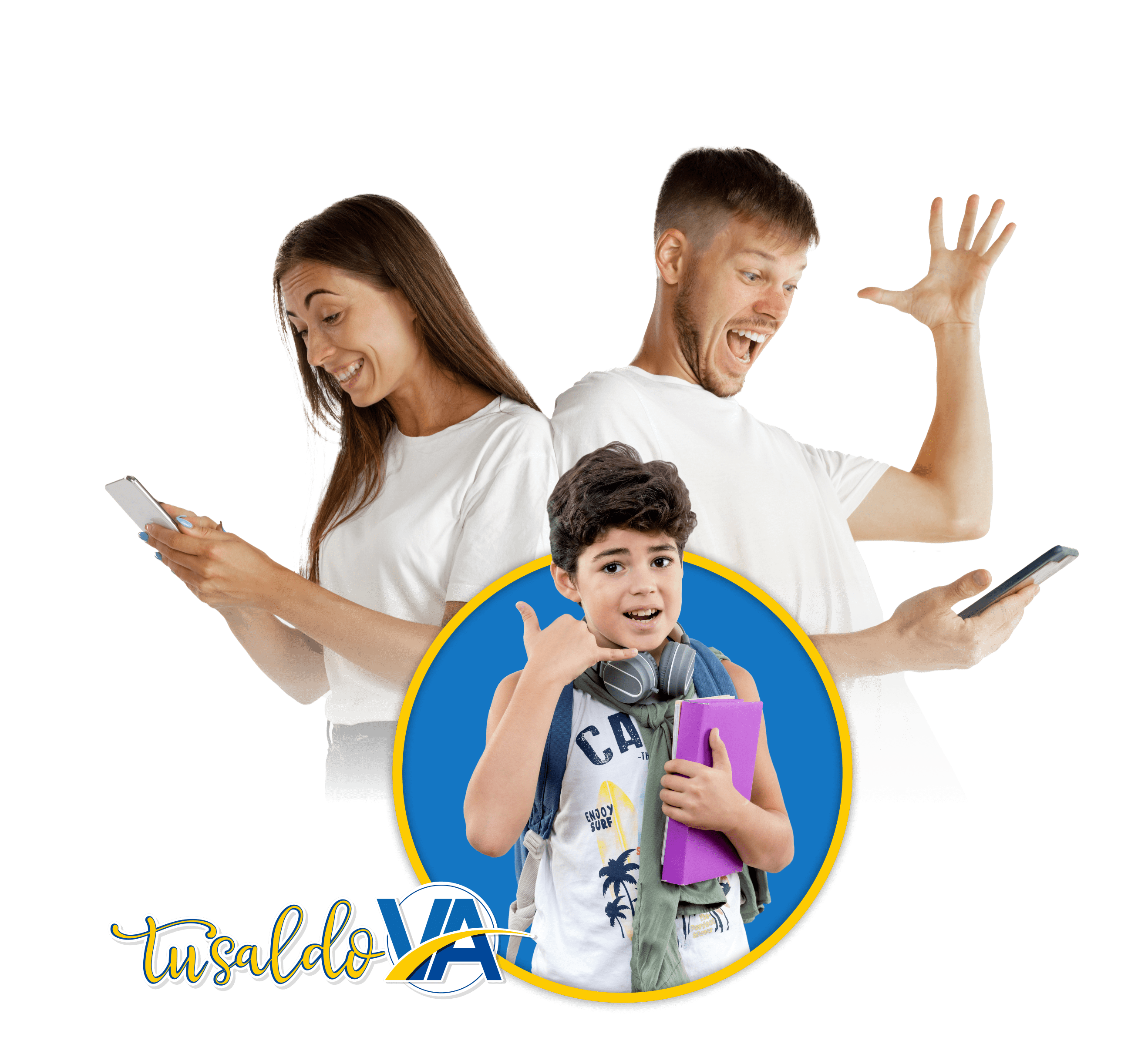 Persona usando un teléfono